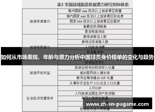 如何从市场表现、年龄与潜力分析中国球员身价榜单的变化与趋势